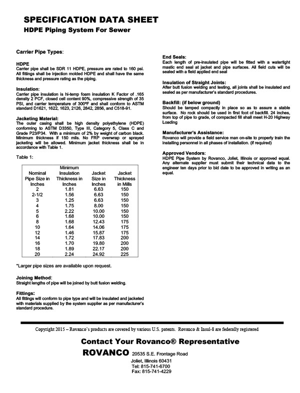 HDPE x HDPE System