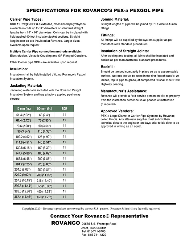 Pexgol Uninsulated Pipe System